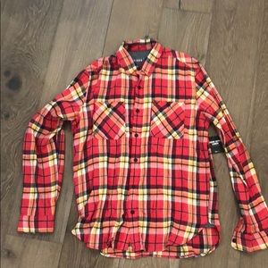 GAP Red Plaid Men’s long sleeve shirt